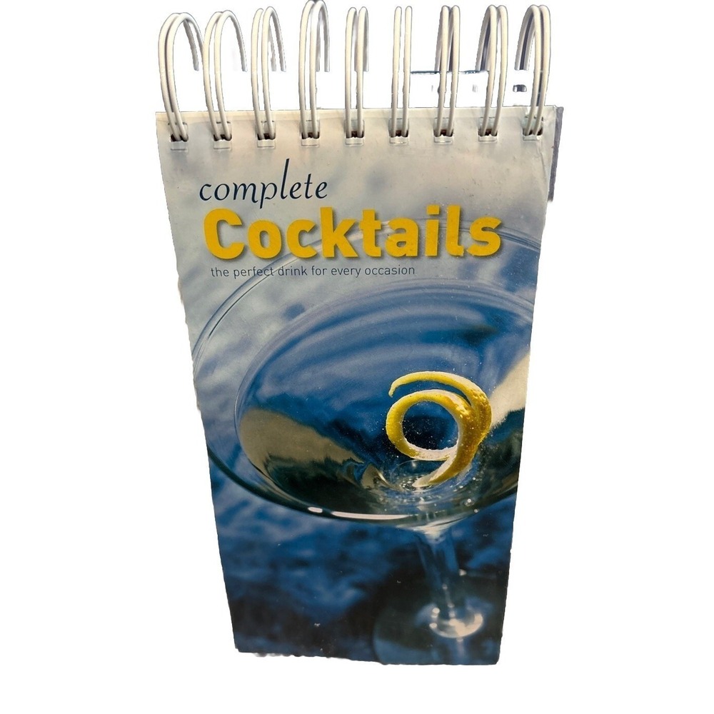 Complete Cocktails Flip Book great bar addition!